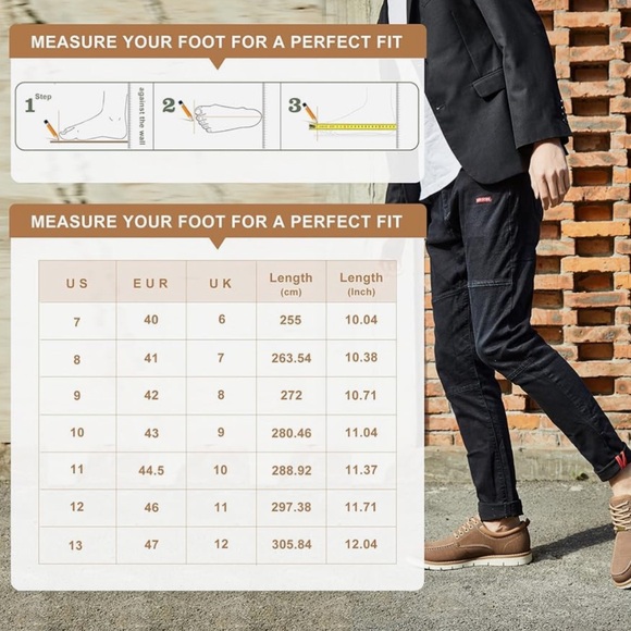 Kkyc Men's Shoes Comfortable Casual Shoes Slip on Lace up Shoes/size 7 - Picture 8 of 11